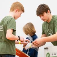 participants working on their devices